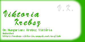 viktoria krebsz business card