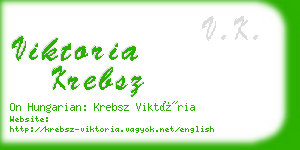 viktoria krebsz business card